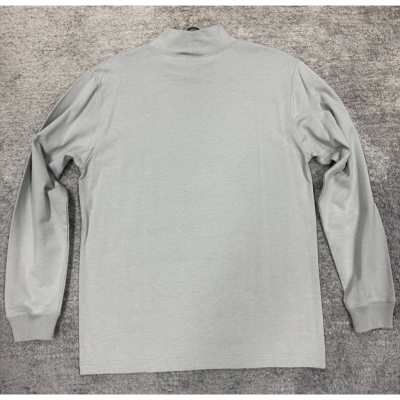 Dior Air Jordan Grey Logo Mock Neck Turtleneck Cotton Shirt Sweater M Medium - Picture 9 of 12